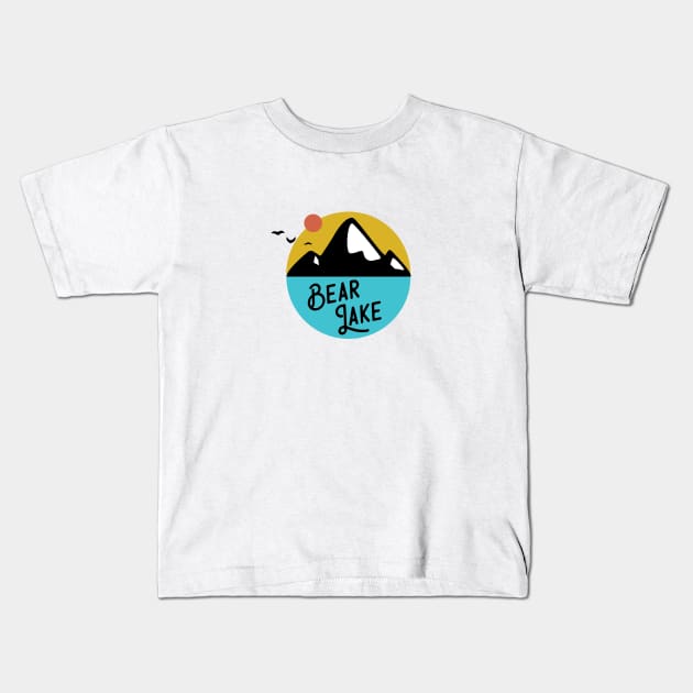 Bear Lake v2 Kids T-Shirt by BundleBeeGraphics